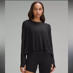 lululemon athletica Black Long Sleeve Tee